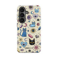 Whimsical Cats Magnetic Tough Phone Case