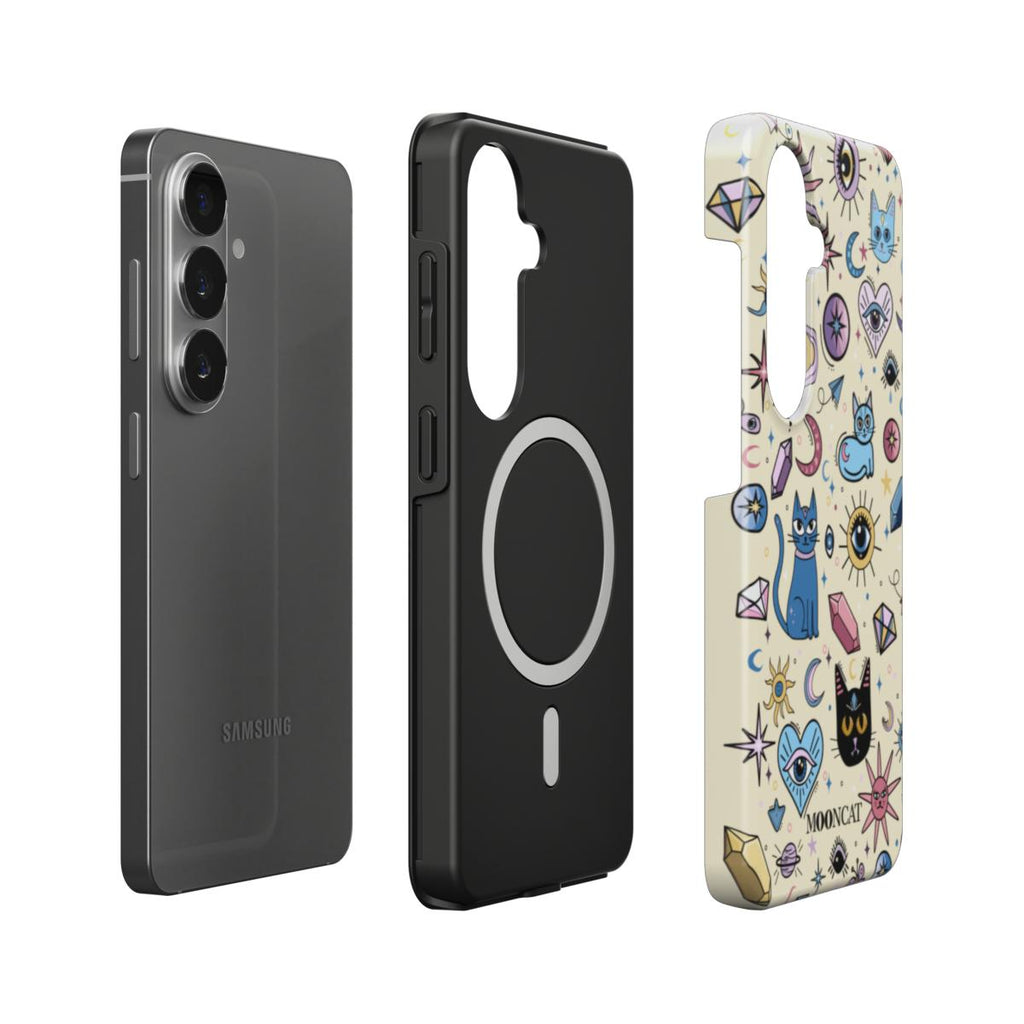 Whimsical Cats Magnetic Tough Phone Case