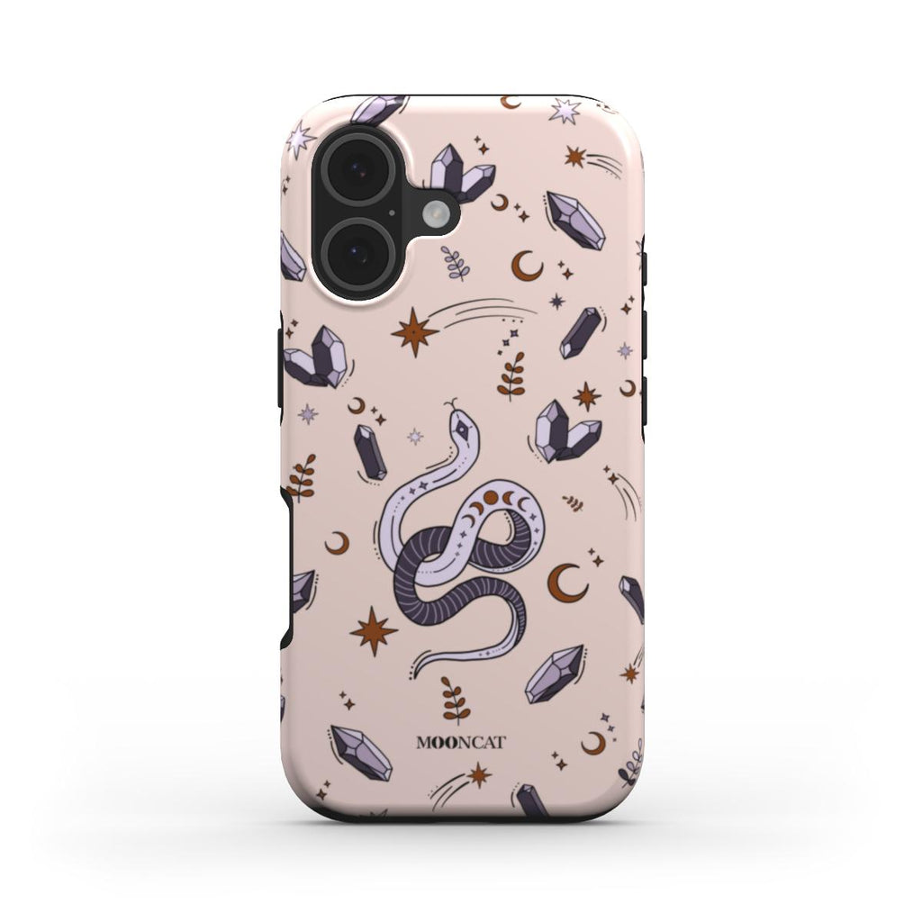 Crystal Snake Tough Phone Case
