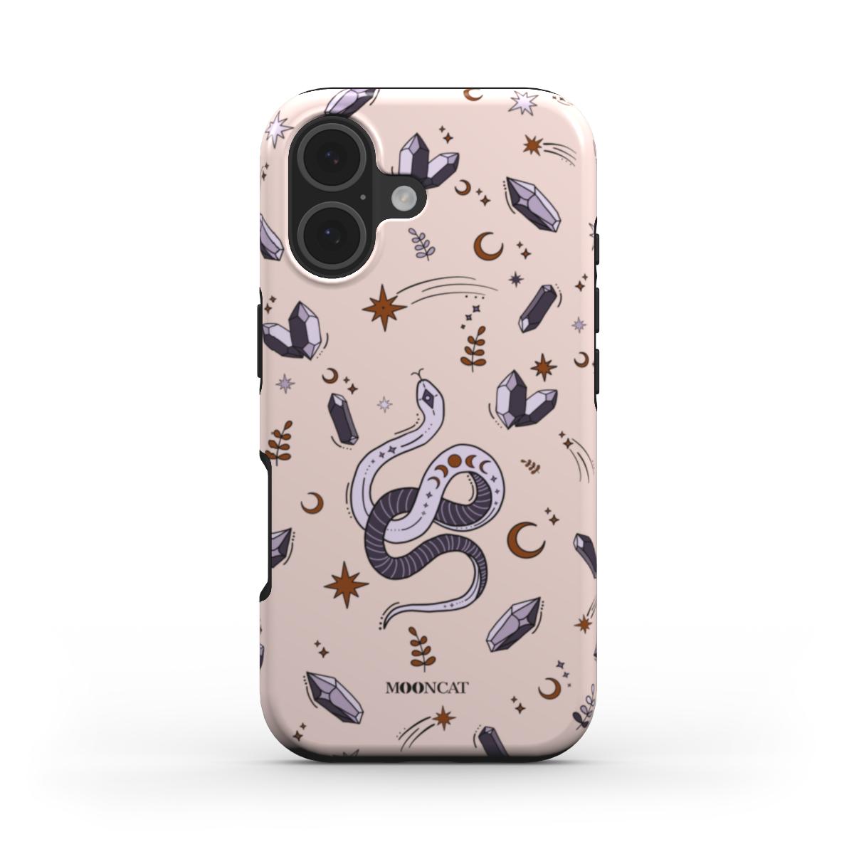 Crystal Snake Tough Phone Case