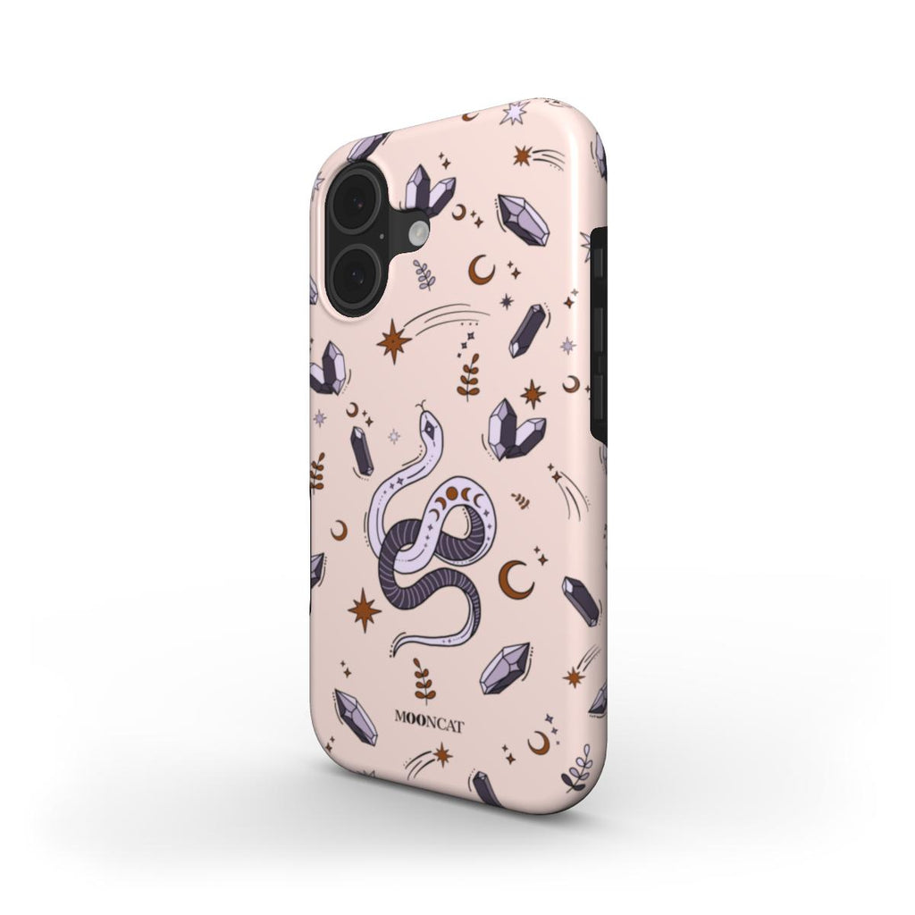 Crystal Snake Tough Phone Case