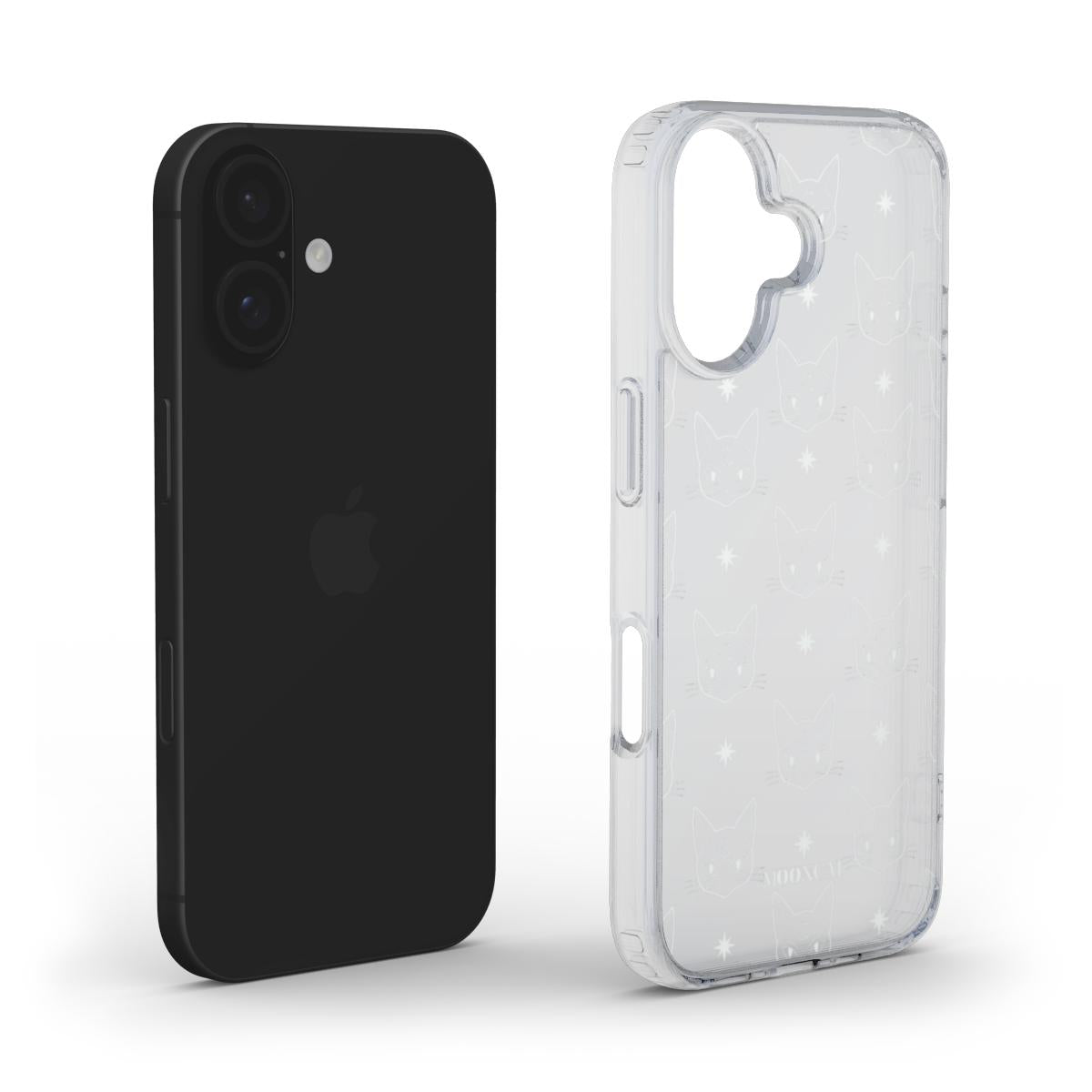 Mystic Cats Clear Phone Case