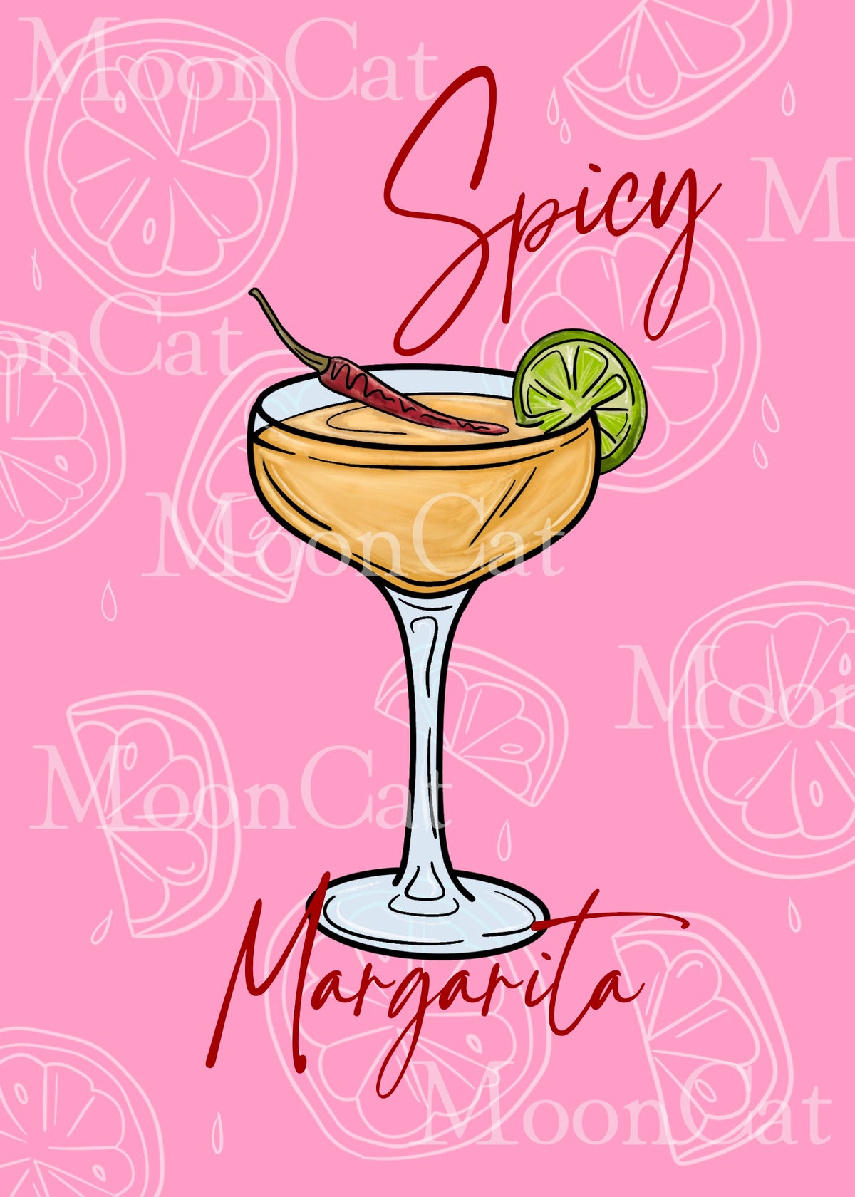 Spicy Margarita 5x7 - Digital download